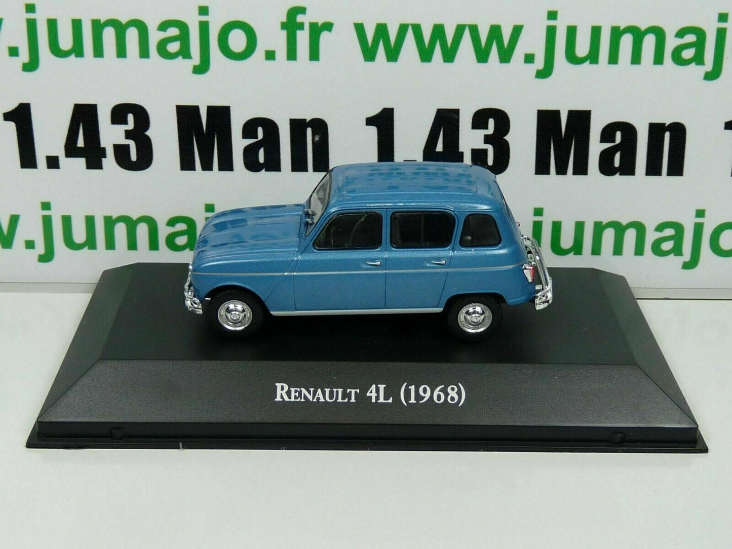 ARG16 Voiture 1/43 SALVAT Autos Inolvidables : Renault 4L (1968) boîte vitrine