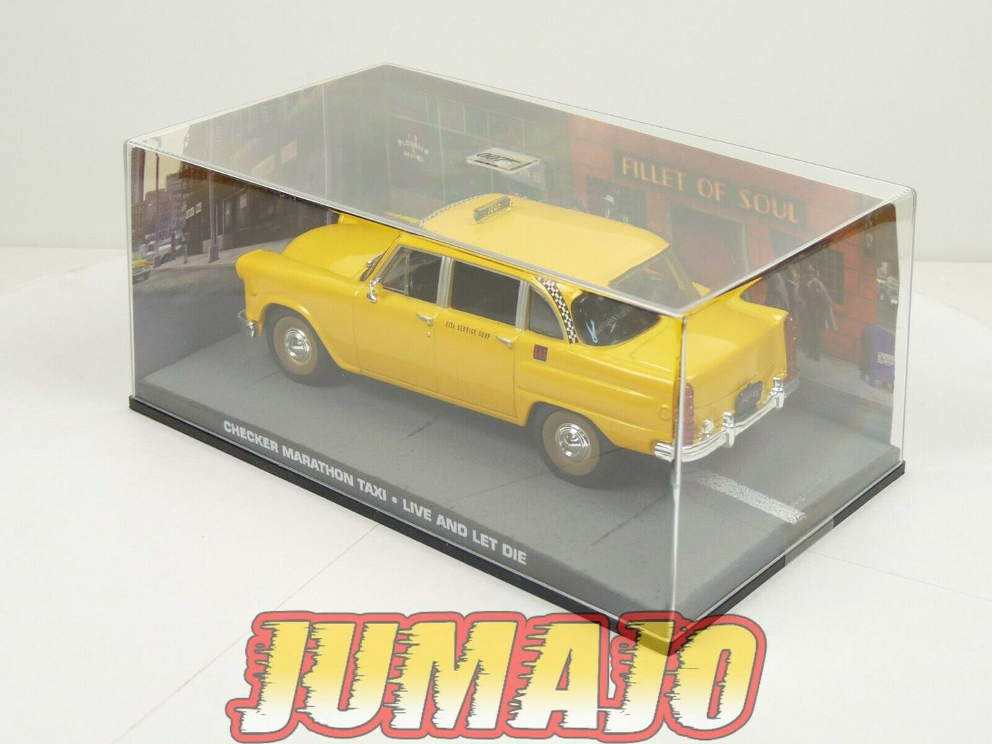 JB77 voiture 1/43 IXO 007 JAMES BOND Checker Marathon taxi live and let die