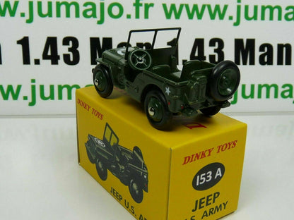 DT265 voiture 1/43 réédition DINKY TOYS DeAgostini : JEEP US ARMY 153A