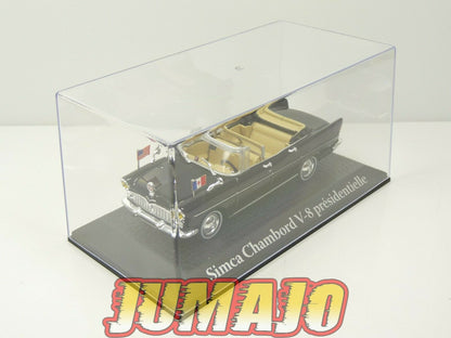 PR7 Voiture 1/43 NOREV présidentielle : SIMCA Chambord V-8 De Gaulle