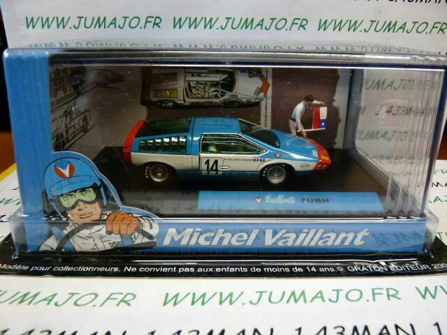 MV16 voiture altaya IXO 1/43 diorama BD comics MICHEL VAILLANT : RUSH n°16