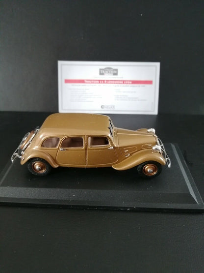 TRA35Z voiture 1/43 atlas traction NOREV : Traction 11 A Limousine 1936