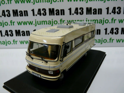 CC4 1/43 camping cars hachettes : MERCEDES HYMERMOBIL Type 650 - 1985