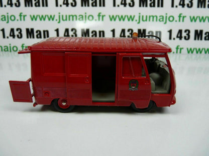 DT52  Voiture réédition DINKY TOYS atlas : 570P Fourgon Peugeot J7 Pompiers