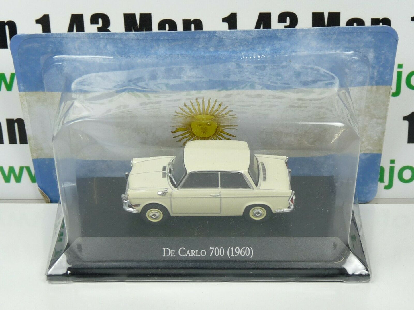 ARG34 Voiture 1/43 SALVAT Autos Inolvidables : DE CARLO 700 (BMW 700) 1960