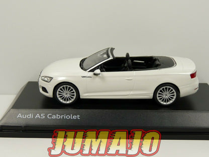 AUD7 voiture 1/43 SPARK : Audi A5 Cabriolet Tofana White