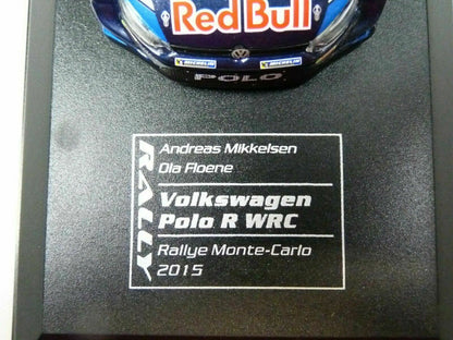 RD12 1/43 IXO Direkt Rallye VOLKSWAGEN POLO R WRC Monte Carlo 2015 Mikkelsen