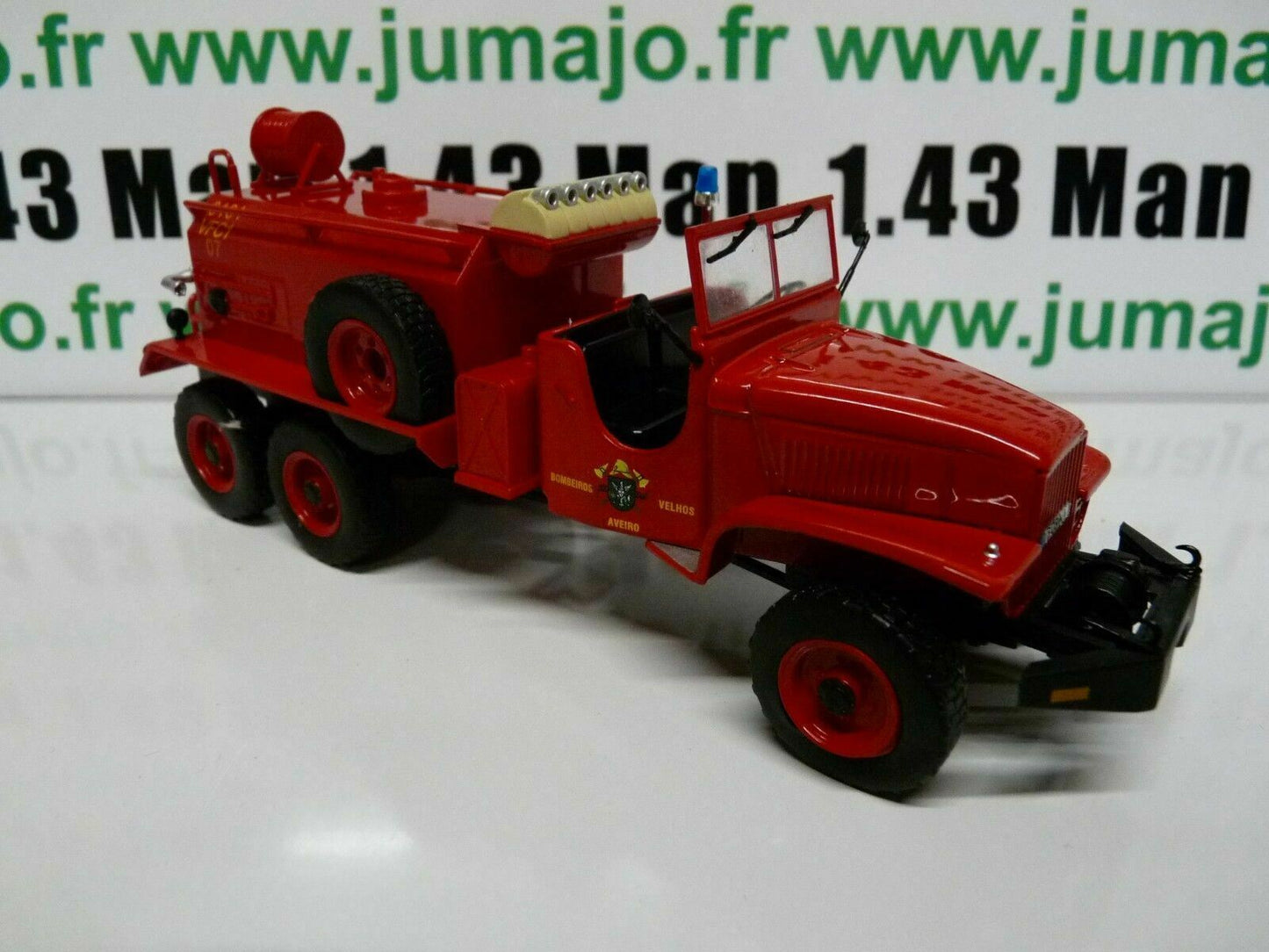 CP15 POMPIERS 1/43 altaya IXO GMC CCKW 353 camion citerne feux forêt Portugal