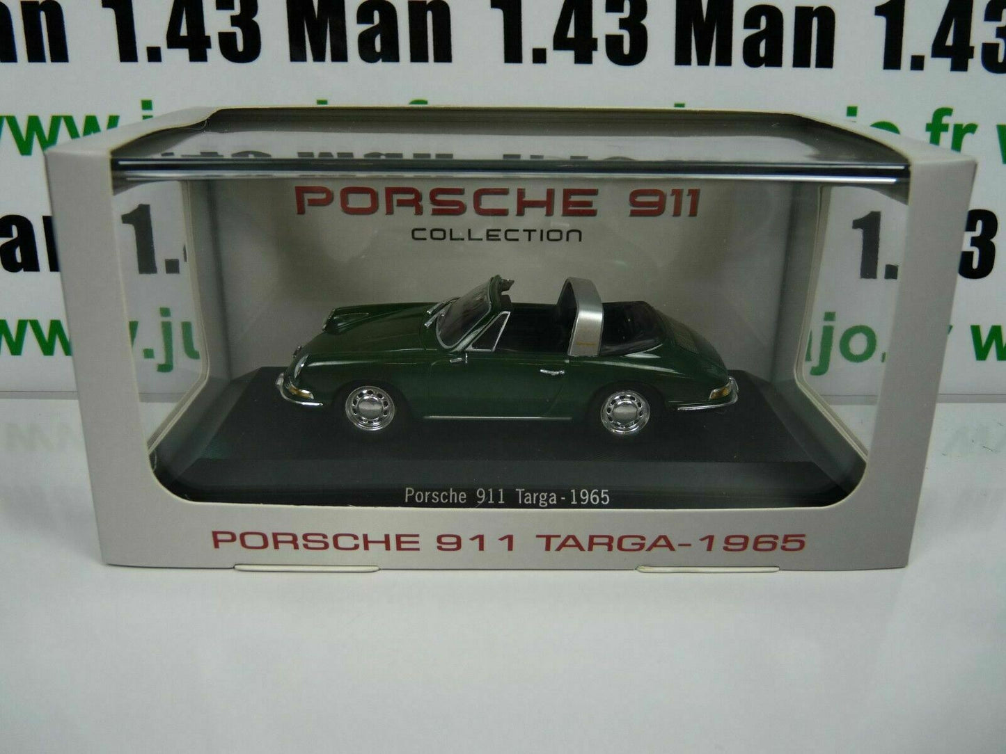 POR8 : voiture 1/43 atlas NOREV PORSCHE 911 : PORSCHE 911 Targa-1965