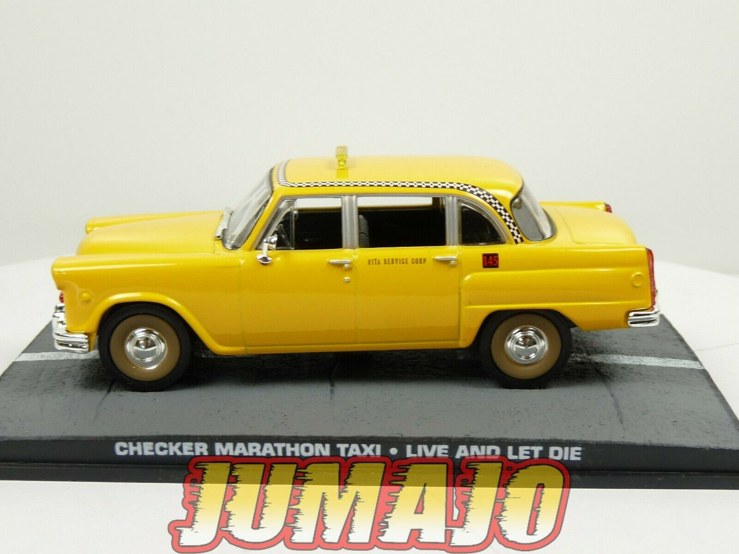 JB77 voiture 1/43 IXO 007 JAMES BOND Checker Marathon taxi live and let die