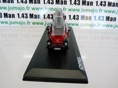 OPE803 Voiture 1/43 IXO Eaglemoss OPEL Collection : Blitz Feuerwehr Pompier 1952