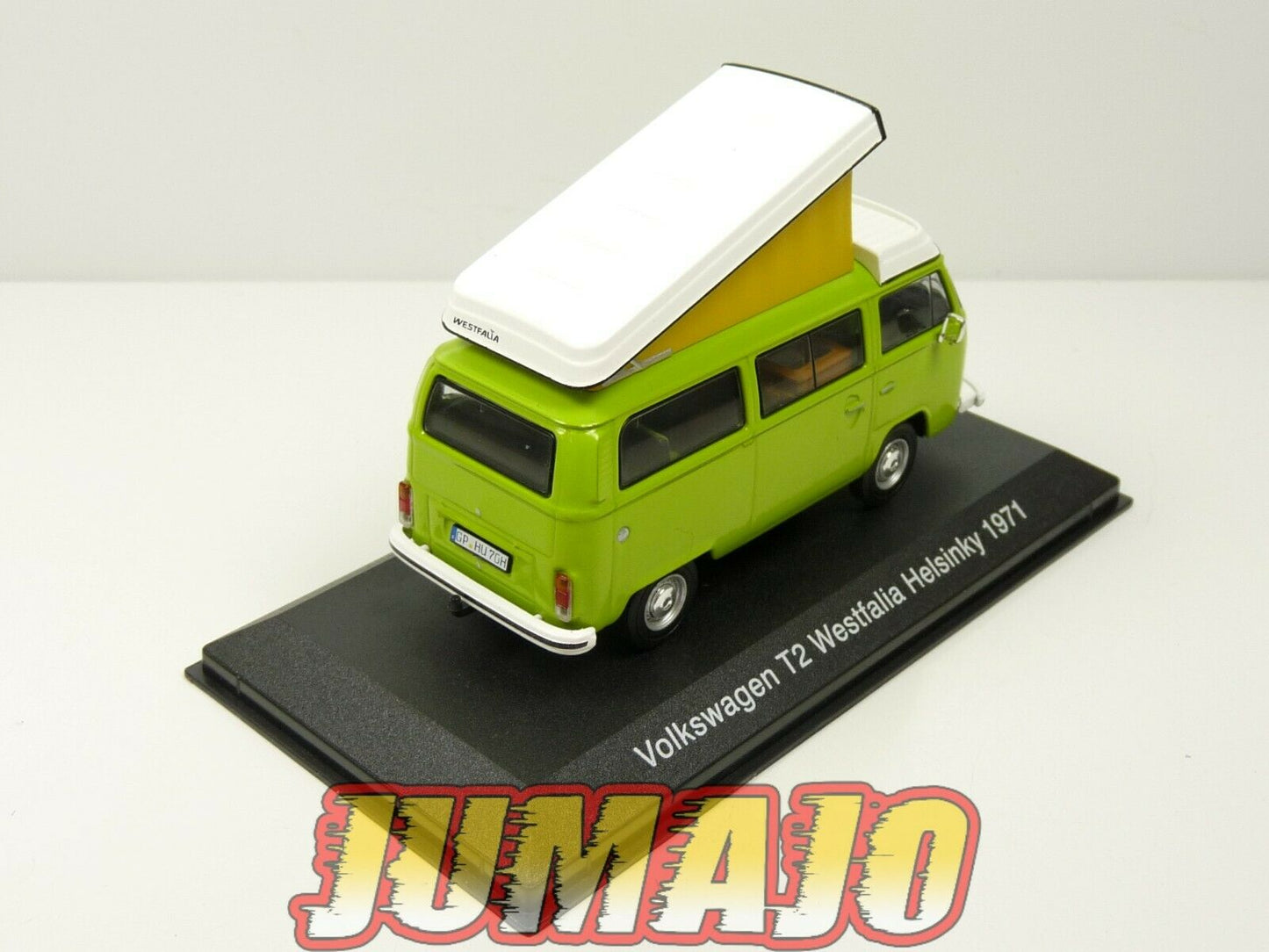 CC11 1/43 camping cars hachette : VOLKSWAGEN  Kombi T2 Westfalia Helsinky 1971