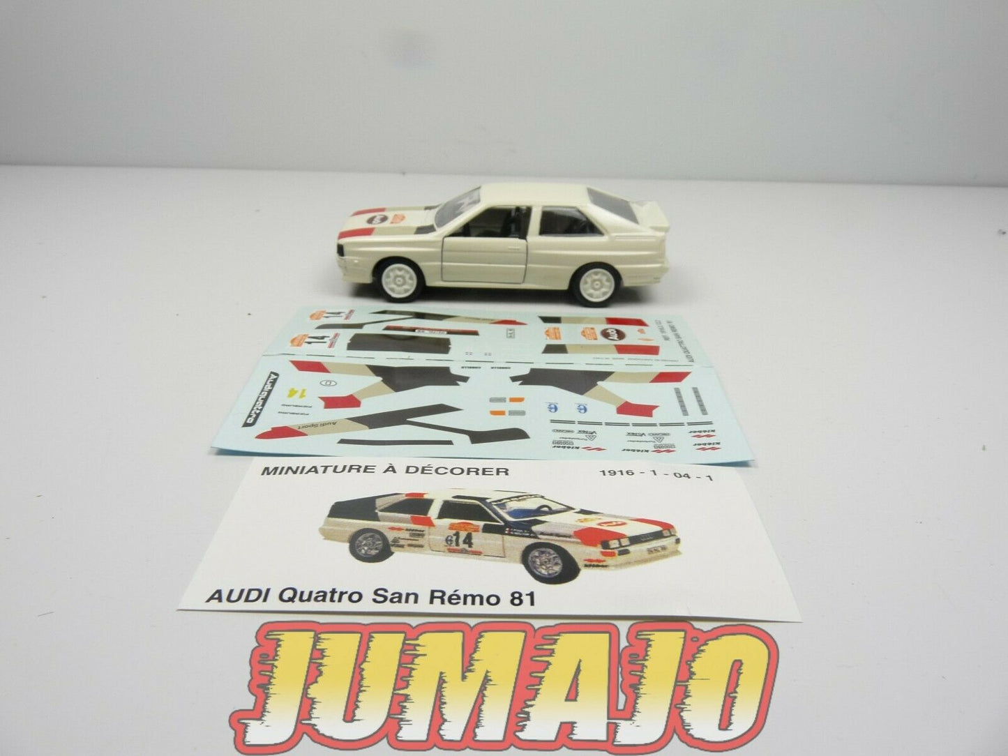 SOL50Z Voiture 1/43  SOLIDO (Made in France) : AUDI QUATTRO RALLYE San Remo 1981