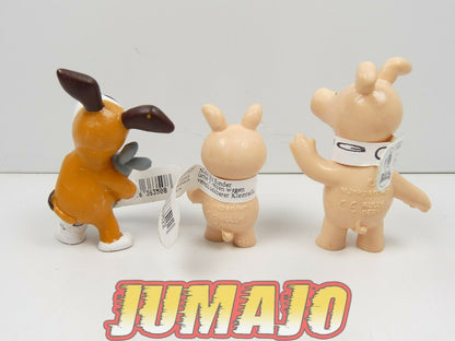 FIG79c lot 3 figurines PVC bully 6/7cm BUBU & Arnold série complète