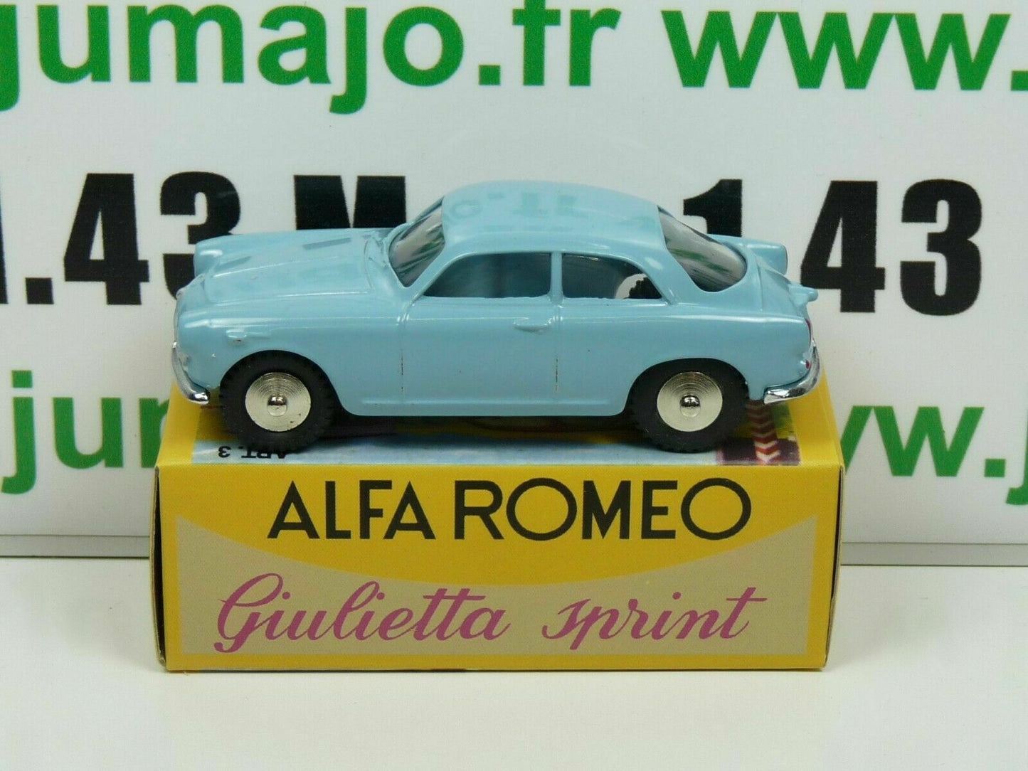 LOT 3 Voiture 1/48 MERCURY hachette : Alfa Romeo Giulietta Taxi/Sprint