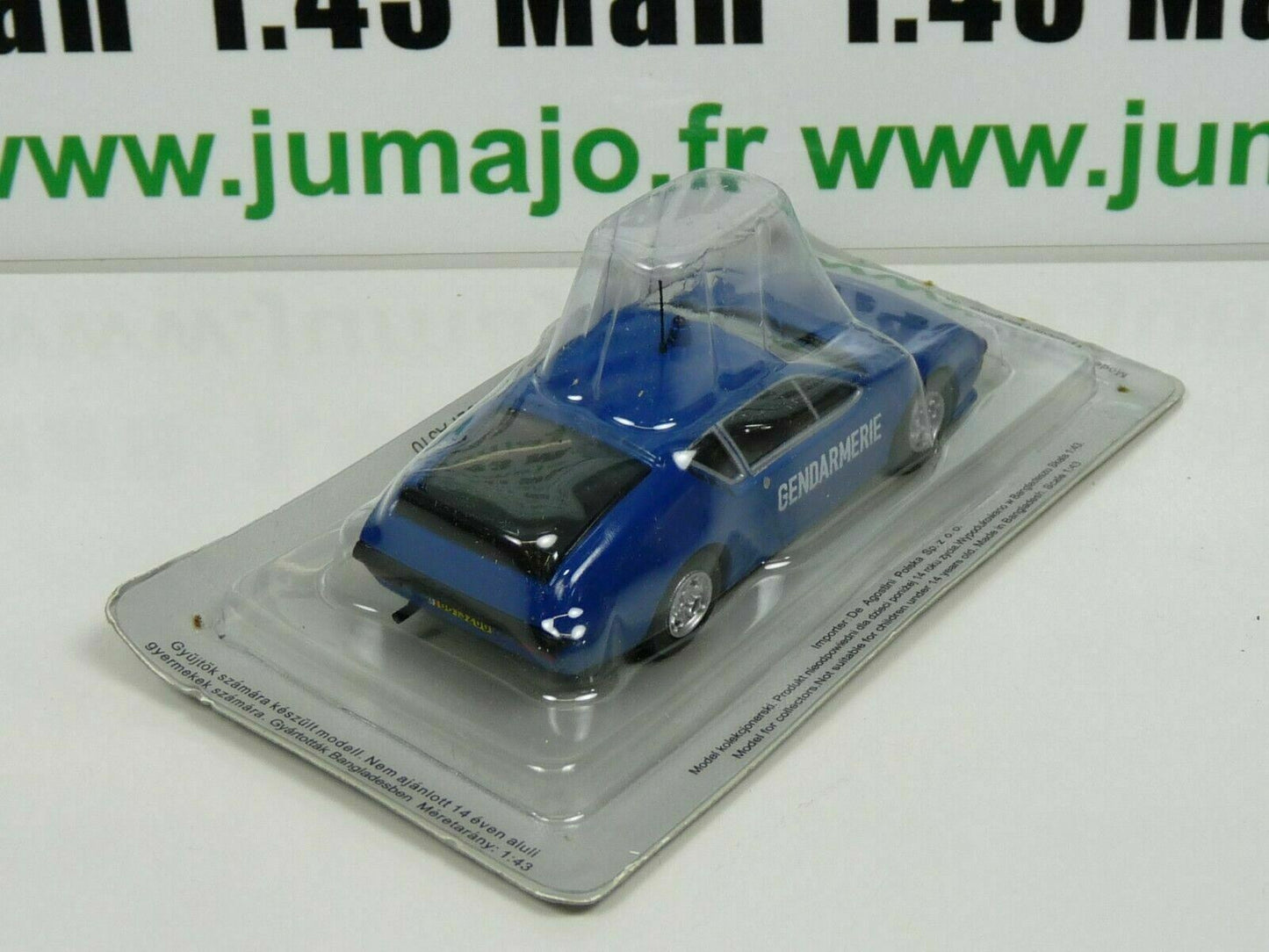 PM9 1/43 IST deAgostini Police du Monde : RENAULT ALPINE A310 Gendarmerie France