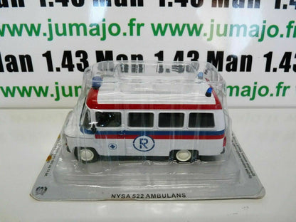 PL191 Voiture 1/43 IXO IST DeAgostini POLOGNE : NYSA 522 Ambulance