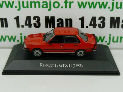 ARG18 Voiture 1/43 SALVAT Autos Inolvidables : Renault 18 GTX II (1987)