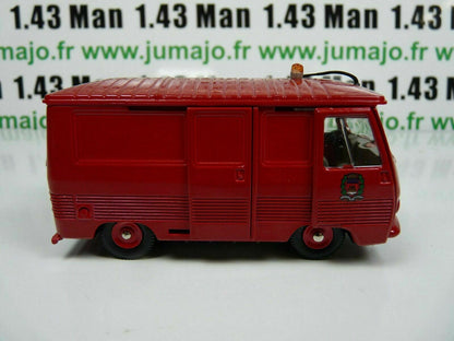 DT52  Voiture réédition DINKY TOYS atlas : 570P Fourgon Peugeot J7 Pompiers