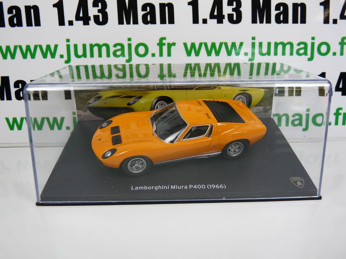 LB5 voiture 1/43 IXO LAMBORGHINI : MIURA P400 1966 orange