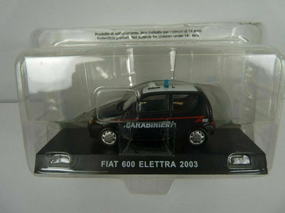 CR22 voiture 1/43 CARABINIERI : FIAT 600 ELETTRA 2003