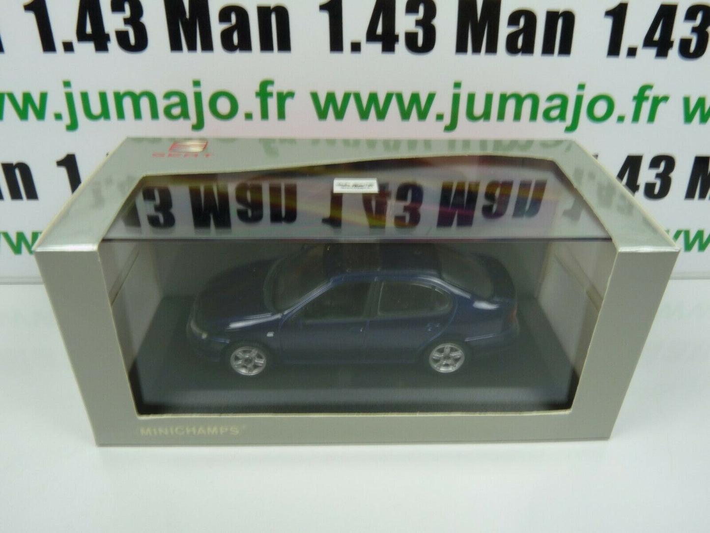SEA24 : SEAT dealer models MINICHAMPS : TOLEDO II (1998/2004) bleu