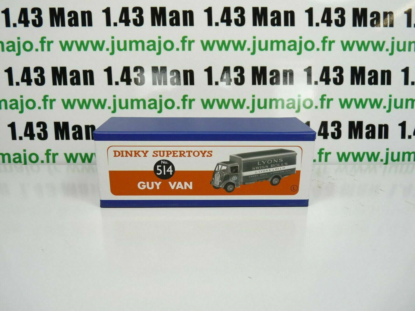 DT75 Voiture réédition DINKY TOYS atlas : 514 Guy Van Lyons Swiss Rolls UK