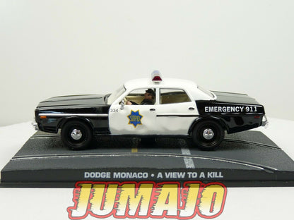 JB55 voiture 1/43 IXO 007 JAMES BOND Dodge Monaco a view to kill