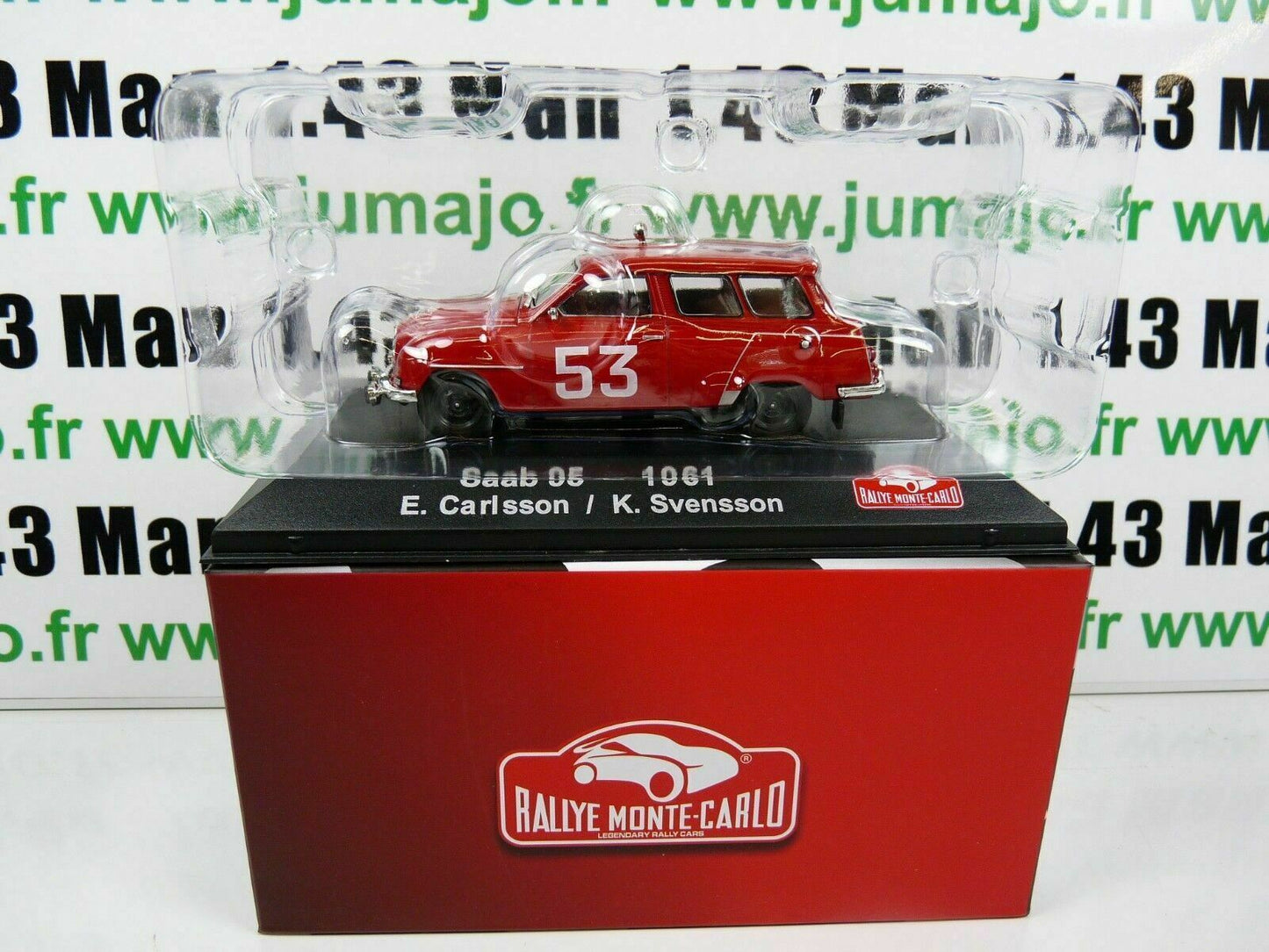RDK16 1/43 IXO atlas MONTE CARLO scandinave SAAB 95 1961 Carlsson / Svensson