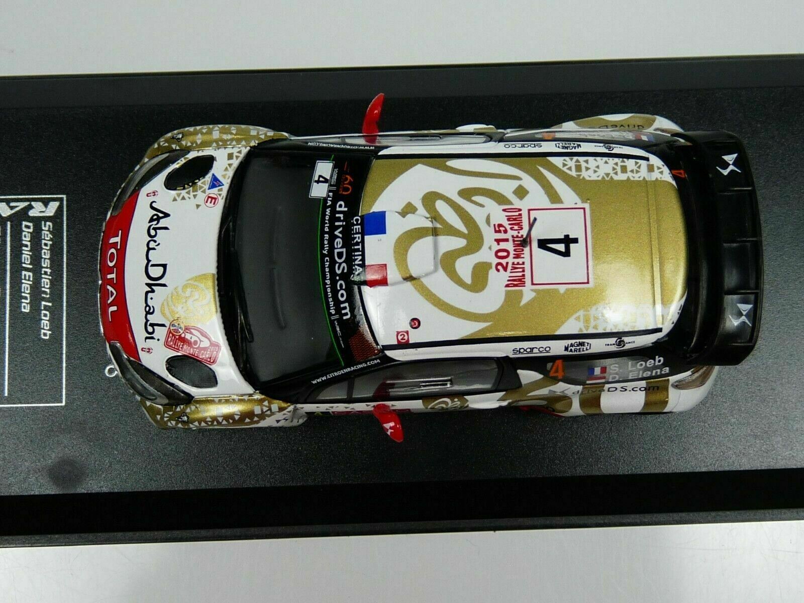 1:43 Spark Citroen Ds3 Wrc #18 47Th Rally Montecarlo 2015 S.Chardonnet S4513 Mod 1:43 Spark Citroen Ds3 Wrc #18 47Th Rally Montecarlo 2015 S.Chardonnet S4513 Mod