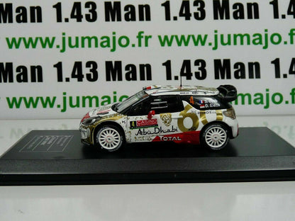 RD6 voiture 1/43 IXO Direkt Rallye : CITROËN DS3 WRC Monte Carlo 2015 S.Loeb